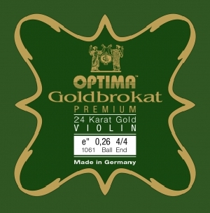 Goldbrokat Premium 24 karat E for 4/4 fiolin