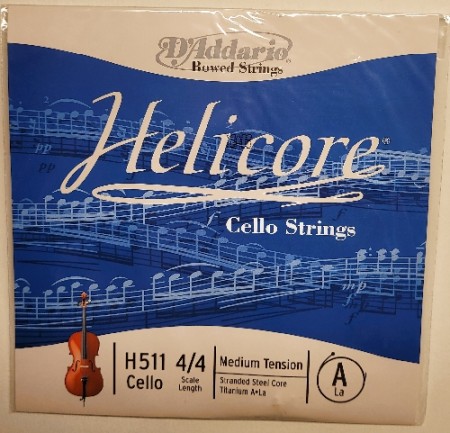 DʼAddario Helicore  sett medium cello