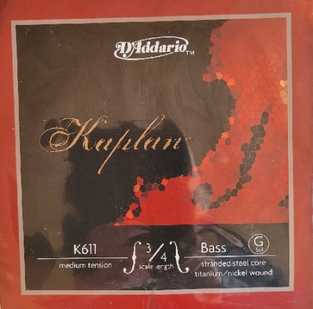 Kaplan medium enkeltstrenger 3/4 kontrabass